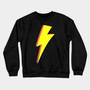 Cartoon Lightning Bolt Crewneck Sweatshirt